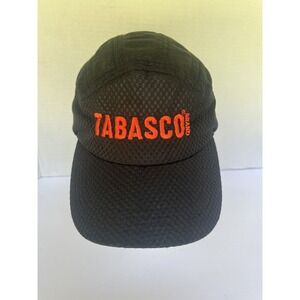 Tabasco Red Letters Novelty Cap Embroidered Black‎